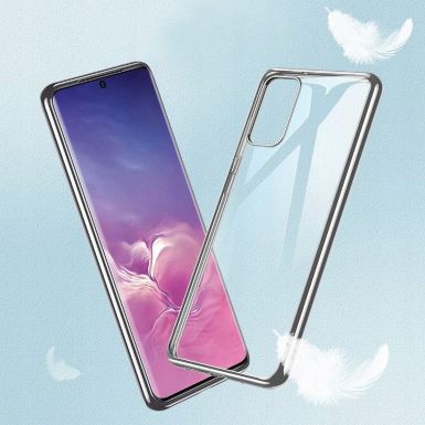 Coque SHOT CASE Chrome Silicone HUAWEI P40 Pro ARGENT