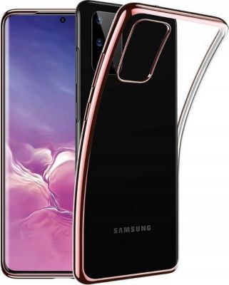 Coque SHOT CASE Chrome Silicone SAMSUNG Galaxy A51 ROSE