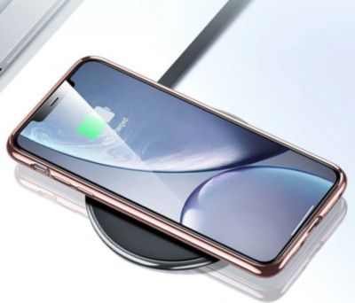 Coque SHOT CASE Chrome Silicone SAMSUNG Galaxy A50 ROSE