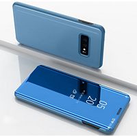 Evetane Coque Samsung Galaxy S10e Silicone Liquide Bleue + 2