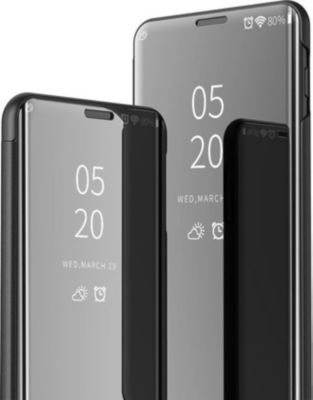 Coque SHOT CASE Coque Clapet Miroir SAMSUNG S10+ NOIR Coque SHOT CASE Coque Clapet Miroir SAMSUNG S10+ NOIR