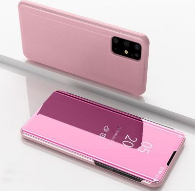 Coque SHOT CASE Coque Clapet Miroir SAMSUNG S20+ ROSE