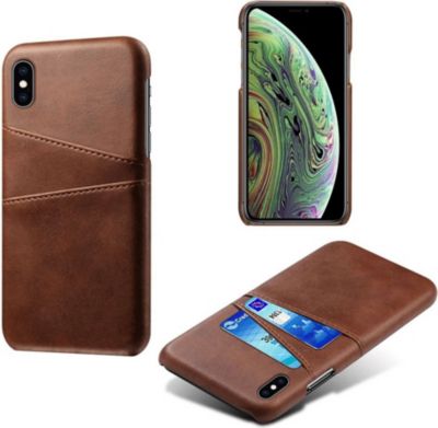 Coque SHOT CASE Coque Porte-cartes IPHONE Xr Cuir MARRON Coque SHOT CASE Coque Porte-cartes IPHONE Xr Cuir MARRON