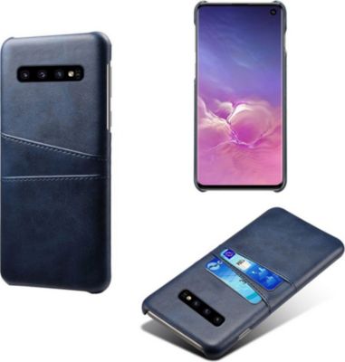 Coque SHOT CASE Coque Porte-cartes SAMSUNG S10 BLEU