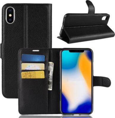 Coque SHOT CASE Coque Portefeuille IPHONE Xs Max NOIR Coque SHOT CASE Coque Portefeuille IPHONE Xs Max NOIR