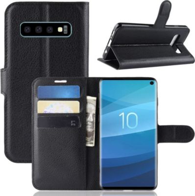 Coque SHOT CASE Coque Portefeuille SAMSUNG S10 NOIR Coque SHOT CASE Coque Portefeuille SAMSUNG S10 NOIR