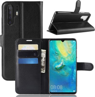 Coque SHOT CASE Coque Portefeuille HUAWEI P30 Pro NOIR