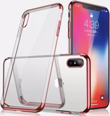 Coque SHOT CASE Coque Silicone Bord IPHONE X ROSE Coque SHOT CASE Coque Silicone Bord IPHONE X ROSE