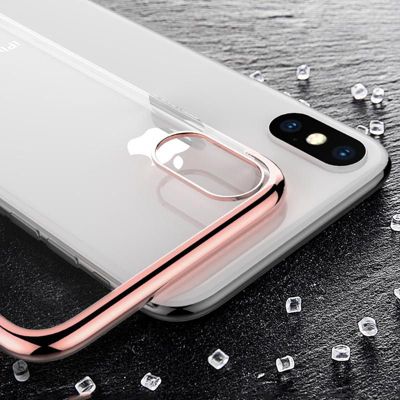 Coque SHOT CASE Coque Silicone Bord IPHONE Xs Max ROSE