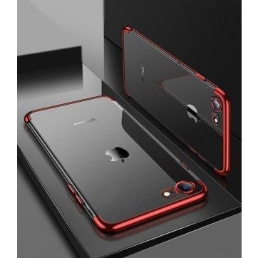 Coque SHOT CASE Coque Silicone Bord IPHONE Xr ROUGE