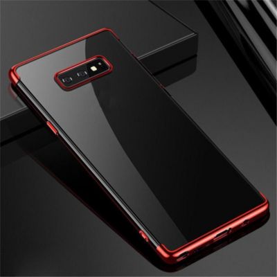 Coque SHOT CASE Coque Silicone Bord SAMSUNG S10 ROUGE