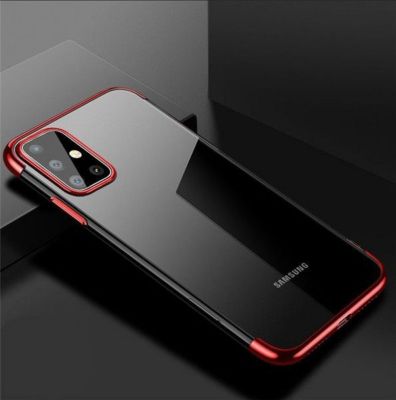 Coque SHOT CASE Coque Silicone Bord SAMSUNG S20+ROUGE