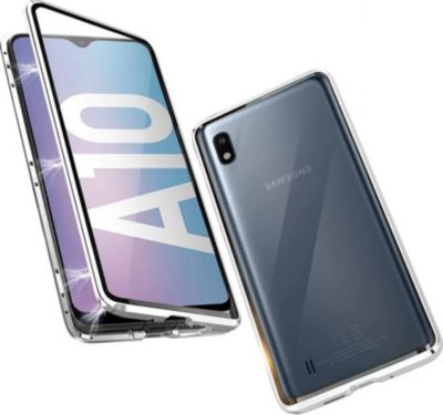 Coque intégrale SHOT CASE Coque Verre Trempe SAMSUNG A10 BLANC Coque intégrale SHOT CASE Coque Verre Trempe SAMSUNG A10 BLANC