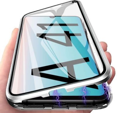 Coque intégrale SHOT CASE Coque Verre Trempe SAMSUNG A41 BLANC