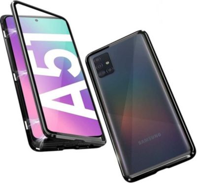 Coque intégrale SHOT CASE Coque Verre Trempe SAMSUNG A51 NOIR