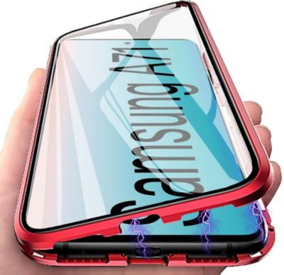 Coque intégrale SHOT CASE Coque Verre Trempe SAMSUNG A71 ROUGE