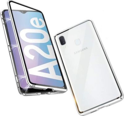 Coque intégrale SHOT CASE Coque Verre Trempe SAMSUNG A20e BLANC