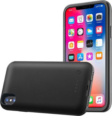 Coque avec batterie SHOT CASE Coque Batterie Chargeur IPHONE Xr NOIR
