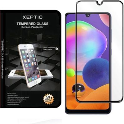 Protège écran XEPTIO Samsung Galaxy A31 vitre noir Protège écran XEPTIO Samsung Galaxy A31 vitre noir