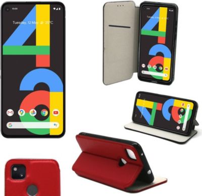 Housse XEPTIO Google Pixel 4A 4G housse rouge Housse XEPTIO Google Pixel 4A 4G housse rouge
