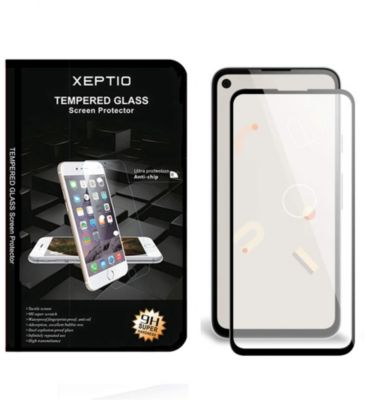 Protège écran XEPTIO Google Pixel 4A 4G vitre noir Protège écran XEPTIO Google Pixel 4A 4G vitre noir