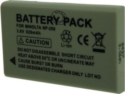 Batterie appareil photo OTECH Batterie pour KONICA MINOLTA NP-200