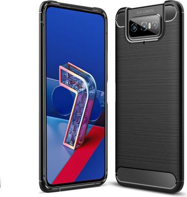 Coque XEPTIO Asus Zenfone 7 PRO carbone noir