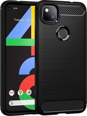 Coque XEPTIO Google Pixel 4A 4G carbone noir Coque XEPTIO Google Pixel 4A 4G carbone noir