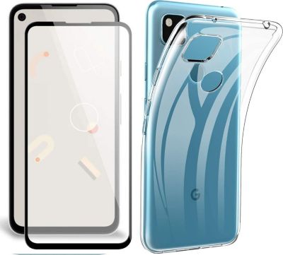 Protège écran XEPTIO Google Pixel 4A 4G tpu et full noir