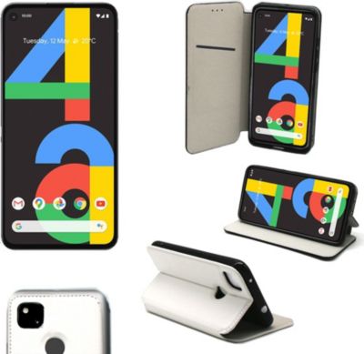 Housse XEPTIO Google Pixel 4A 4G Etui blanc Housse XEPTIO Google Pixel 4A 4G Etui blanc