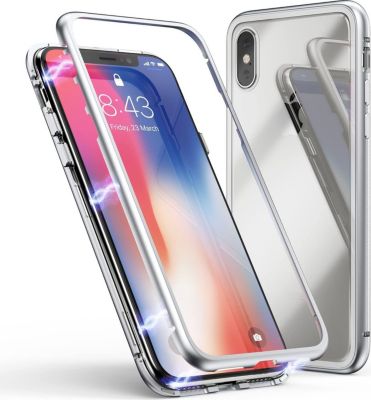 Coque intégrale SHOT CASE Coque Verre Trempe IPHONE 12ProMax BLANC