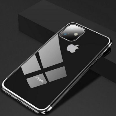 Coque SHOT CASE Coque Bord IPHONE 12 Bumper Fine ARGENT