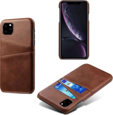 Coque SHOT CASE Coque Porte-cartes IPHONE 12 Pro MARRON