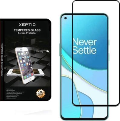 Protège écran XEPTIO One Plus 8T 5G vitre noir