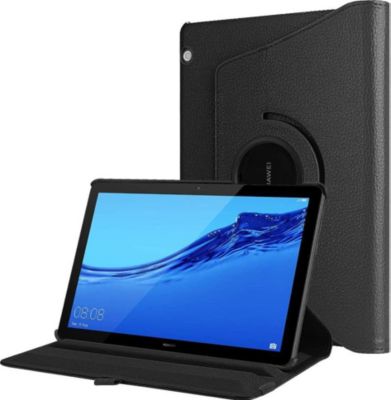 Housse XEPTIO Huawei Mediapad T5 10 rotative noir