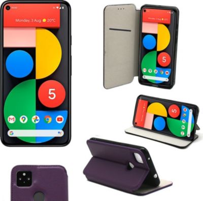 Housse XEPTIO Google Pixel 5 5G Etui violet Housse XEPTIO Google Pixel 5 5G Etui violet