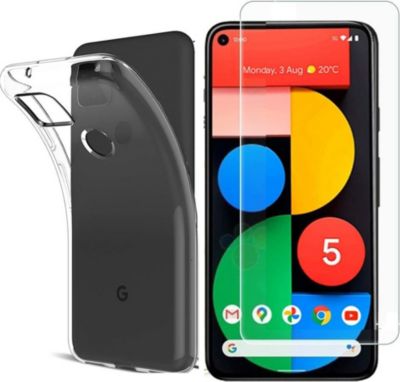 Protège écran XEPTIO Google Pixel 5 5G gel tpu et vitre