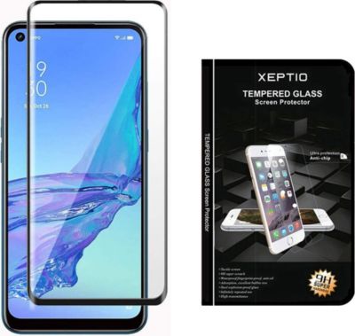 Protège écran XEPTIO Oppo A53S vitre noir
