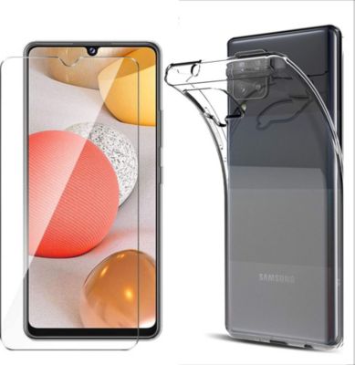 Protège écran XEPTIO Samsung Galaxy A42 5G gel tpu et vitre Protège écran XEPTIO Samsung Galaxy A42 5G gel tpu et vitre