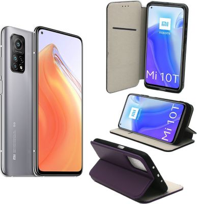 Housse XEPTIO Xiaomi Mi 10T 5G Etui violet Housse XEPTIO Xiaomi Mi 10T 5G Etui violet