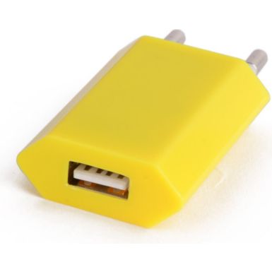 Câble alimentation SHOT CASE USB Prise Murale IPHONE 1 Port (JAUNE)