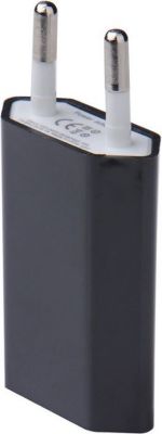 Câble alimentation SHOT CASE USB Prise Murale IPHONE 1 Port (NOIR)
