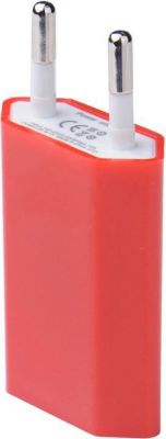 Câble alimentation SHOT CASE USB Prise Murale IPHONE 1 Port (ROUGE)
