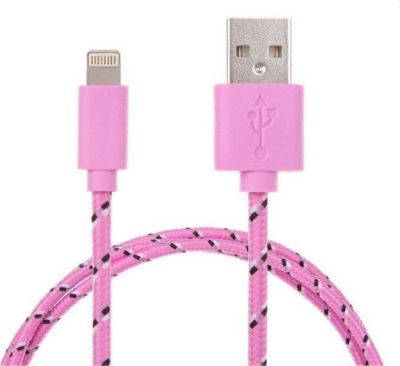 SHOT CASE Tresse 3m IPHONE Lightning (ROSE)