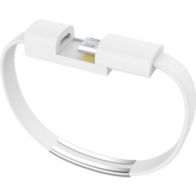 SHOT CASE Bracelet USB 25cm Connecteur (BLANC)