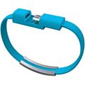 SHOT CASE Bracelet USB 25cm Connecteur (BLEU)
