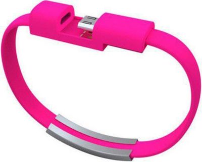 SHOT CASE Bracelet USB 25cm Connecteur (ROSE B)