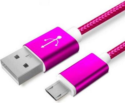 SHOT CASE Metal USB/ 1,5m Tresse (ROSE B)