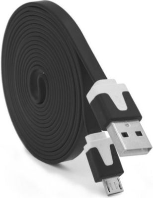 SHOT CASE Noodle 3m Micro USB 3 Metres USB (NOIR)