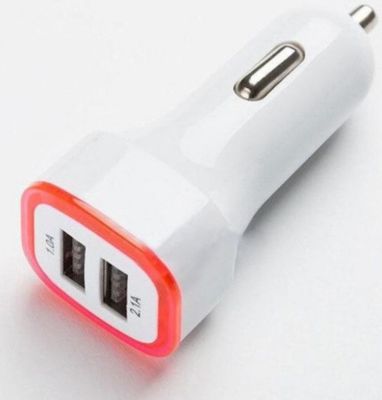 Multiprise allume-cigare SHOT CASE Double LED Allume Cigare (ORANGE)